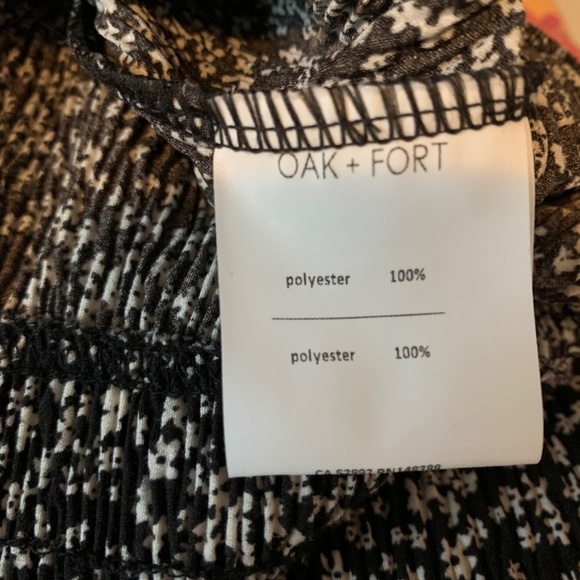 EUC!!! OAK + FORT Floral Print Stretch Flare Pants - Picture 2 of 5